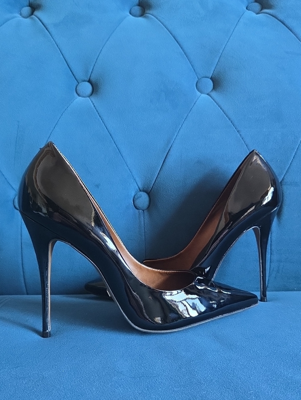 L’INTERVALLE Patent Leather Classic Stilettos